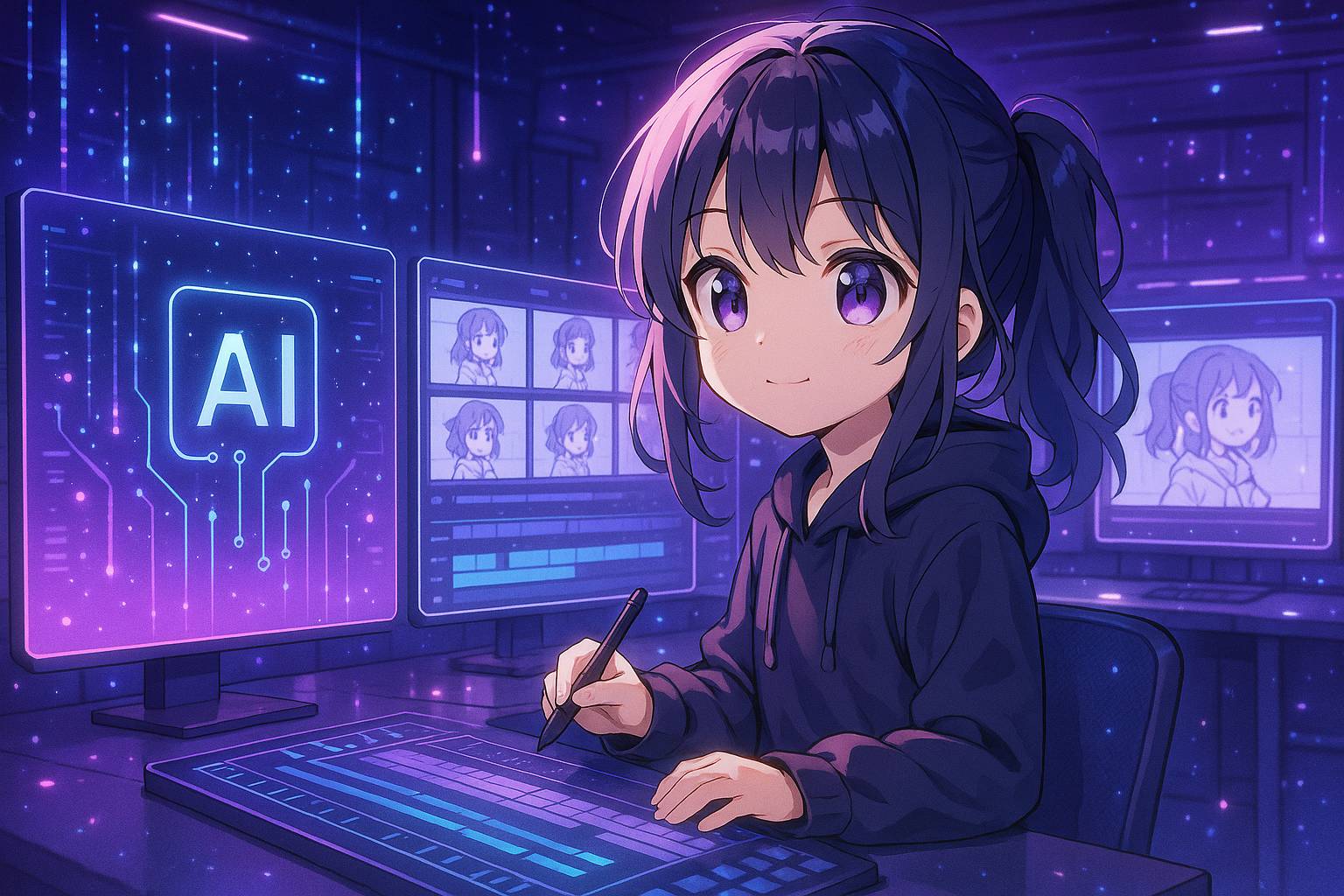 精神小妹AI动漫技术